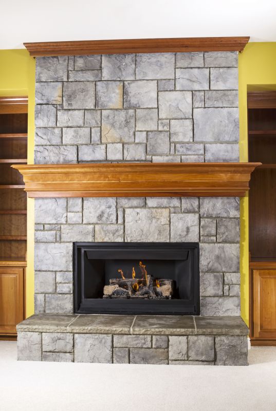 Custom Masonry Fireplace