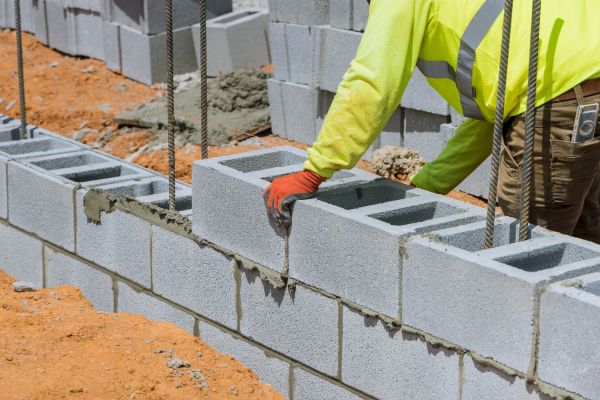 Concrete Blocks Installation in Fairhope