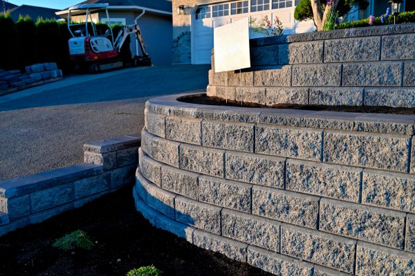 Stone Retaining Wall Repair in Fairhope