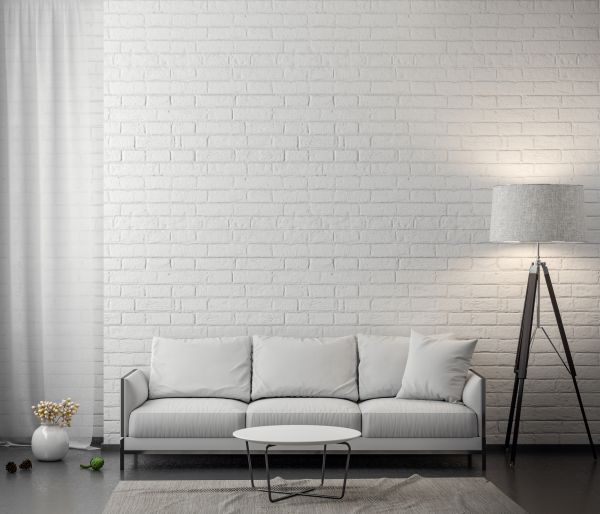 White Brick Installation in Fairhope