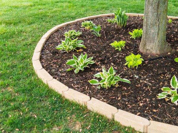 Stone Border Installation in Fairhope